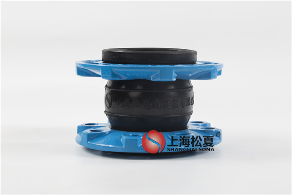 DN80球墨法蘭耐海水橡膠軟接頭25kg壓力高清實拍圖
